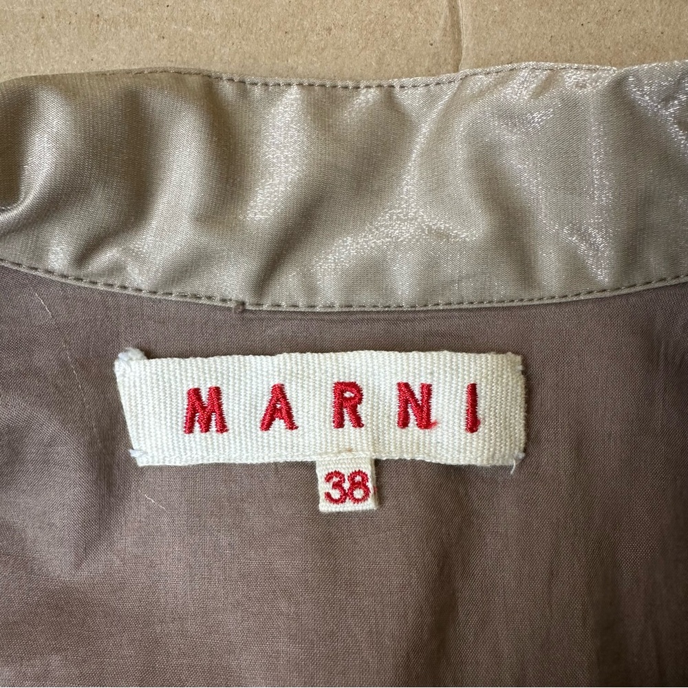 Marni Shimmer Coat in Champagne - Picture 8 of 11
